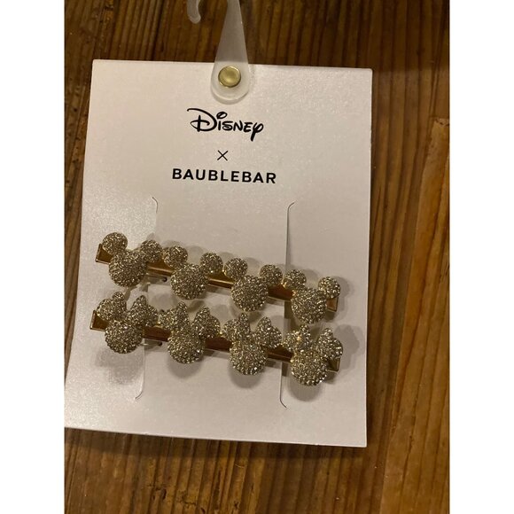 Disney X BaubleBar Mickey Mouse Earring & Hair Clip Set - Lot of 5 New In Box - Picture 2 of 3